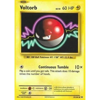 Sběratelská karetní hra Pokémon EVO 039/108 Voltorb - Evolutions Stav: Excellent, Verze: NORMAL