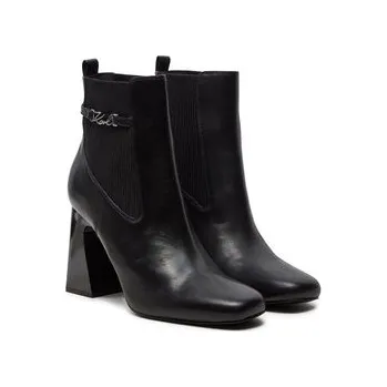 Dámské kozačky Polokozačky KARL LAGERFELD Astra Nova KL33160 Černá 38