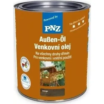 Olej na dřevo 2,5 l PNZ Venkovní olej na dřevo (AUSSEN - ÖL), Modrošedý (Venkovní olej na dřevěné prvky z domácích i exotických dřevin)