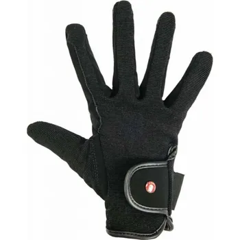 Jezdecké rukavice Jezdecké rukavice HKM Professional Nubuk b.černá XL - doprava zdarma od 2 000 Kč