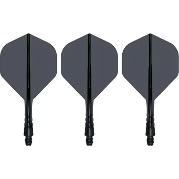 Příslušenství pro šipky Mission Letky Force 90 Vortex - Standard No2 - Short - Clear Black F4600