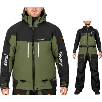 Rybářské oblečení GRAFF Plovoucí oblek Float Guard Pro Set 215-OB-7 Edition 4.0 Green VELIKOST: XXL/182-188cm