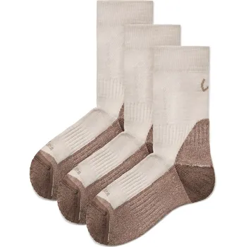 Pánské oblečení Vlnka 3 páry treckových Merino ponožek béžová velikost ponožek 43-46
