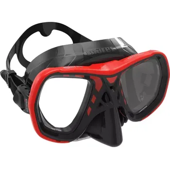Potápěčské vybavení Mares Maska na potápění a freediving SPYDER pro malý obličej černá/červená RDKBK