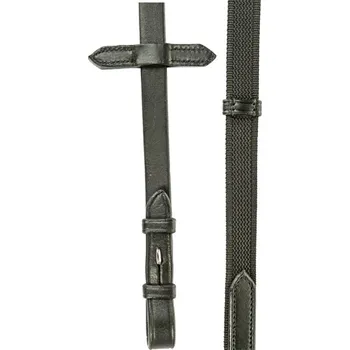 Otěže HKM pogumované hnědé - doprava zdarma od 2 000 Kč