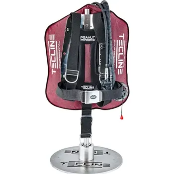 Potápěčské vybavení Tecline Křídlo PEANUT 21 PROFESSIONAL KEVLAR + CARBON BP DIR Bez zátěžových kapes Červená RD
