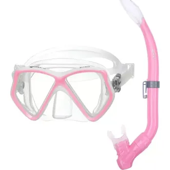 Potápěčská maska Mares Aquazone Juniorský šnorchlovací set PIRATE Junior (od 8 do 14 let) Růžová / bílá PKWCL