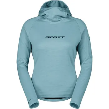 Cyklistická bunda SCOTT mikina s kapucí Defined Light Pullover 2026 Modrá S Dámské