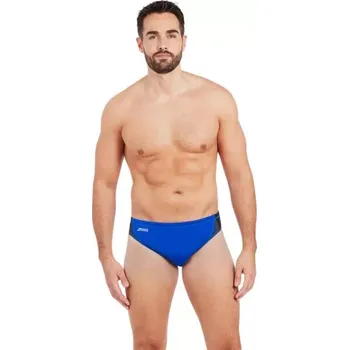 Pánské plavky Zoggs Pánské slipové plavky - Prism Racer - modrá/černá 8 / XXL