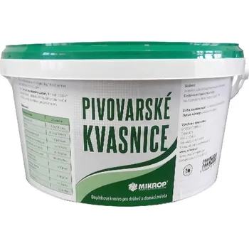 Krmivo pro hospodářské zvíře MIKROP Pivovarské kvasnice sypké pro hříbata, telata, drůbež a psy 2 kg