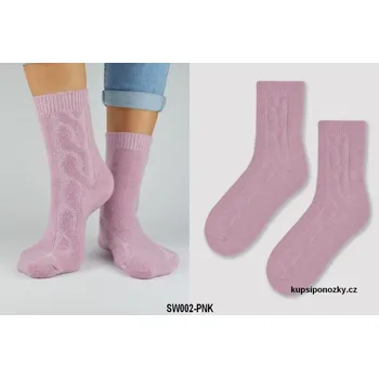 Ponožky dámské vlněné sv.růž. 39-42 - doprava zdarma od 2 000 Kč