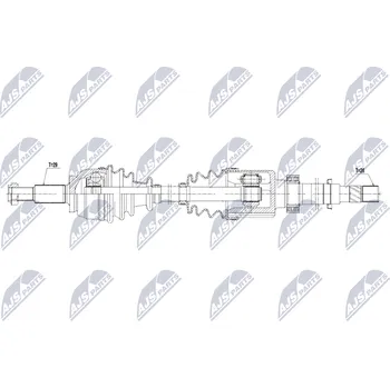 Poloosa (hnací hřídel) NTY NPW-RE-230