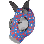 HORZE Elastic Pull-On maska proti hmyzu pro koně b.červená 4/x-full