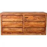 Indický nábytek - Komoda Tina 160x80x45 z indického masivu palisandr Natural 200573460