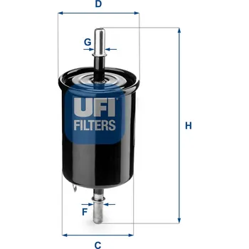 Filtr do auta Palivový filtr UFI 31.843.00