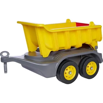 Přívěs k motorovému vozidlu BIG přívěs Power Worker Maxi Trailer žlutý 50cm