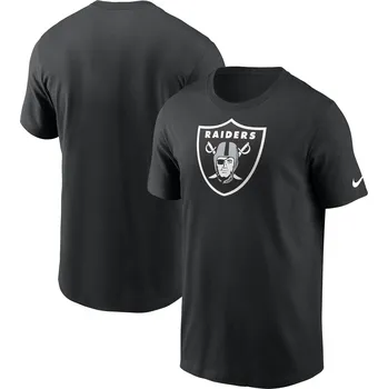 Pánské tričko Pánská tričko Las Vegas Raiders NFL Nike Logo Essential Logo Cotton Tee Velikost: M