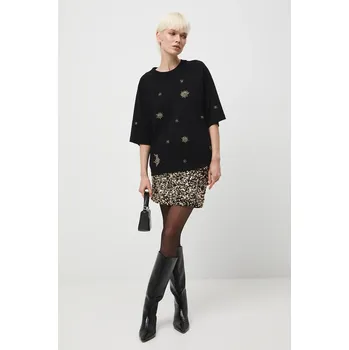 Dámské tričko Bavlněné tričko Medicine RW25-TSDA07 černá 99X, vel. S