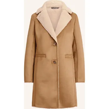 Dámský kabát Lauren Ralph Lauren Dámský Kabát V Koženém Vzhledu S Umělou...