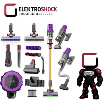 Vysavač Piston Shock F18 PRO LED 70 min HEPA 8 in 1 + Voucher na prodlouženou záruku 36 měsíců a garanci výměny zboží v případě poruchy