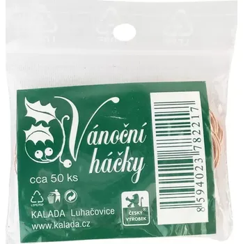 Vánoční dekorace Háček vánoční - dlouhý poměděný Rychlá expedice, doprava zdarma od 999,-