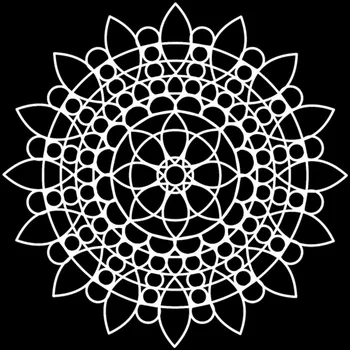 The Crafter´s Workshop Šablona TCW 6"x6" (15,2x15,2 cm) - Sunflower Mandala