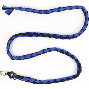 Vodítko Americké splétané 2,5m černo/mod. - doprava zdarma od 2 000 Kč