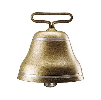 Pastevní zvonec ocelový v barvě bronzové 105mm - doprava zdarma od 2 000 Kč