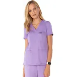 Antibakteriální dámská zdravotnická halenka Louis Lanier VANNES Barva: Lila, Velikost: M