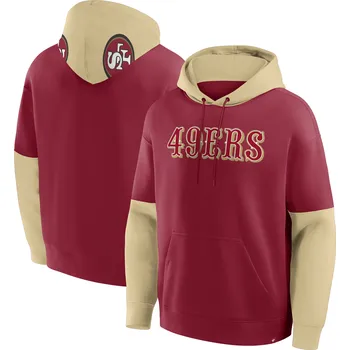 Pánská mikina Fanatics Pánská mikina San Francisco 49ers NFL REDZONE Helmet Hoodie Velikost: M