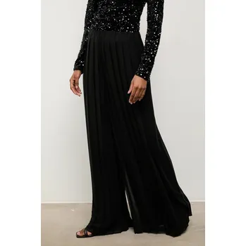 Dámské kalhoty Kalhoty Answear.LAB dámské, černá barva, široké, high waist 225052050.tok 99X, vel. XS