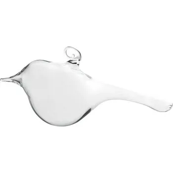 Vánoční dekorace Skleněný ptáček 140 mm 5 cm 140 mm