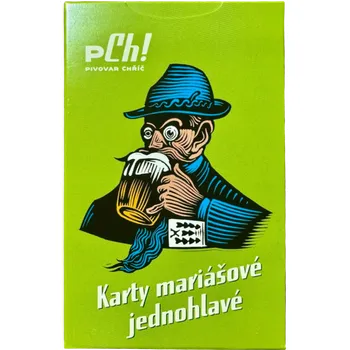 mariášová karta Karty mariášové jednohlavé Pivovar Chříč