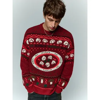 Pánská móda Vánoční svetr - M - House - kaštanové - 678HX-83X