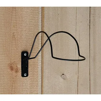 Jezdecká přilba Držák na jezdeckou helmu černý