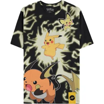 Pánské tričko Tričko Pokémon - Pikachu Lightning
