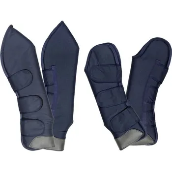 Ochrana nohy a ocasu Transportní kamaše HKM Premium modré 1/pony