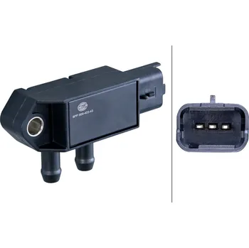 Autoelektrika Senzor, tlak výfukového plynu HELLA 6PP 009 403-431