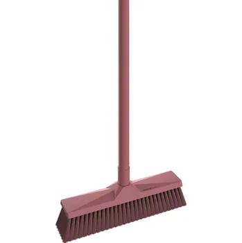 Smeták s holí HOME bordový