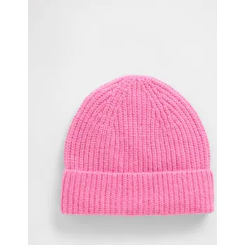Čepice Růžová pletená čepice CashSoft GAP růžová 3471334