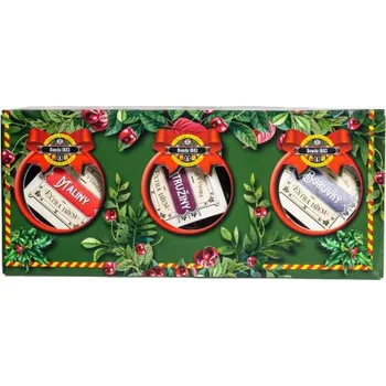 Dárkový potravinový koš Dárková sada 3 ks, Bouda 1883 Lesní sada, papírová kazeta