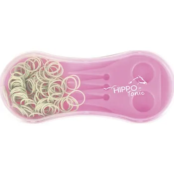 Kosmetika pro koně Kartáč HIPPO TONIC s gumičkami do hřívy růžový - doprava zdarma od 2 000 Kč