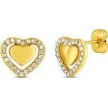 VUCH Náušnice Lunira Gold + Dárkové balení