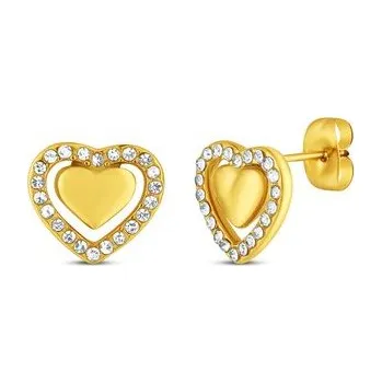 Náušnice VUCH Náušnice Lunira Gold + Dárkové balení