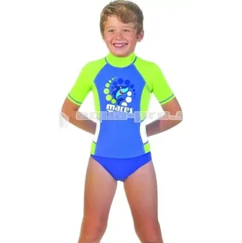 Neoprenový oblek Mares Aquazone Tričko RASH GUARD DĚTSKÝ KRÁTKÝ RUKÁV KLUK 2 / S