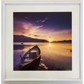 Rám na obraz Bondecor Fotorám FAST - bílý čtverec Velikost: 20x20