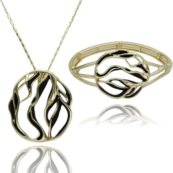 Náhrdelník Yvon Elegantní šperkový komplet FLAMELLE v červeném balení