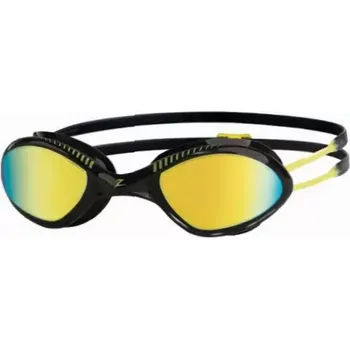 Plavecké brýle Zoggs Plavecké brýle - TIGER TITANIUM - Small Fit Černá / žlutá