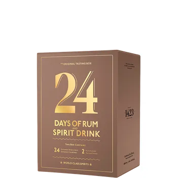 Rumový kalendář Mocha Edition 24x s 2 skleničky + dárkové balení