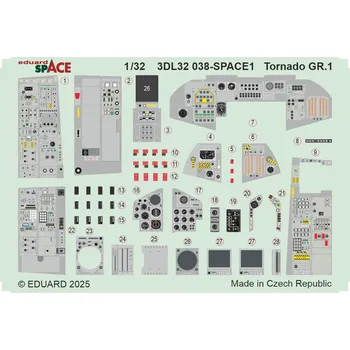 Plastikový model Eduard 1/32 Tornado GR.1 SPACE (ITALERI)